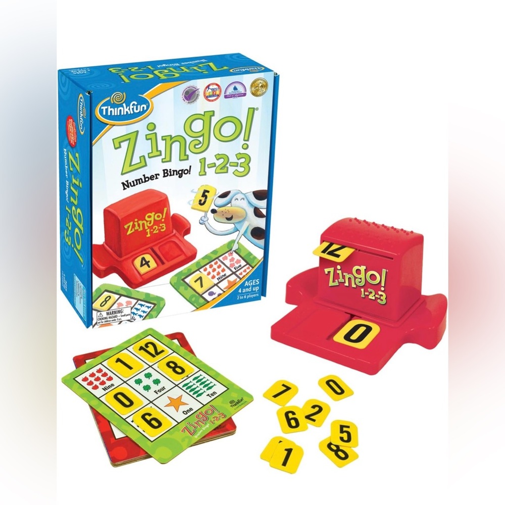 Thinkfun Zingo 123 Number Bingo Game
